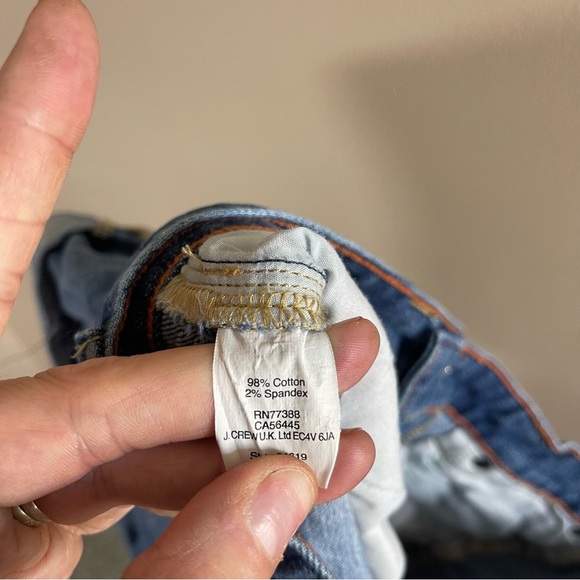 J. Crew Blue Jean Shorts with Rolled Hems - Picture 4 of 7